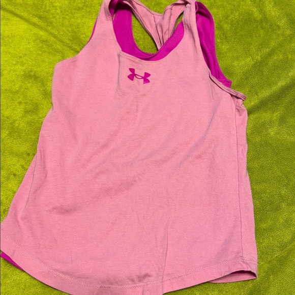 Girls Athletic Under Armour Graphic Tee, tanks and Shorts Set Sz photos for Sz - Picture 8 of 13